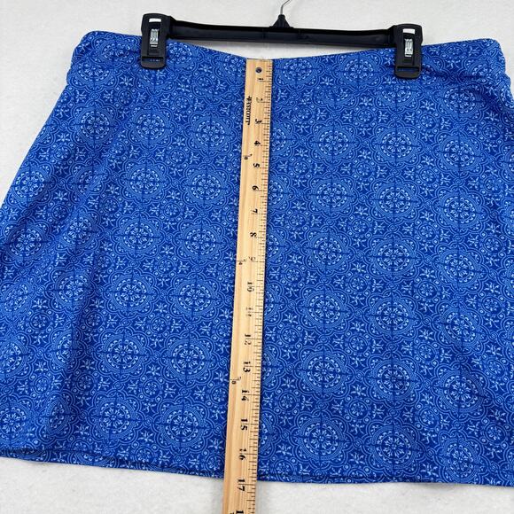 Tranquility Skort Size XXL Blue Print Built in Short Pull On Colorado Clothing - Picture 7 of 7